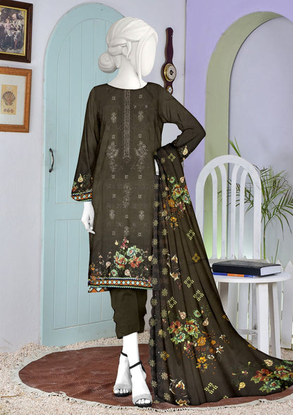 3-Piece Premium Digital Viscose Suit