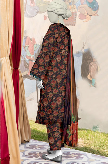 Unstitched Bana Doriya lawn 3 Piece all over