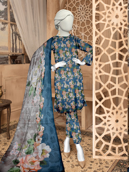 Unstitched Bana Doriya lawn 3 Piece all over