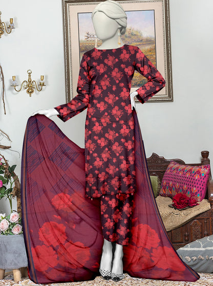 Unstitched Bana Doriya lawn 3 Piece all over