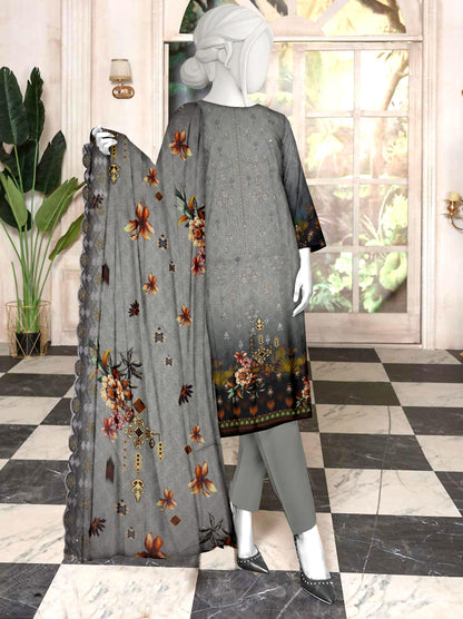 3-Piece Premium Digital Viscose Suit