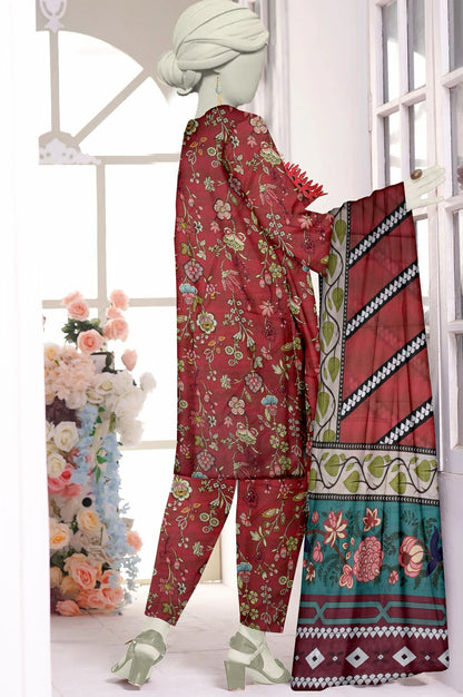 Unstitched Bana Doriya lawn 3 Piece all over