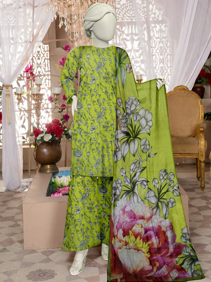 Unstitched Bana Doriya lawn 3 Piece all over