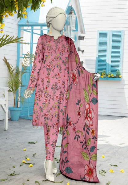 Unstitched Bana Doriya lawn 3 Piece all over